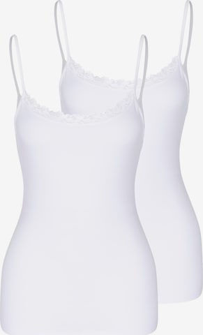 Nina von C. Unterhemd 'Cosy' in Weiß: Vorderseite