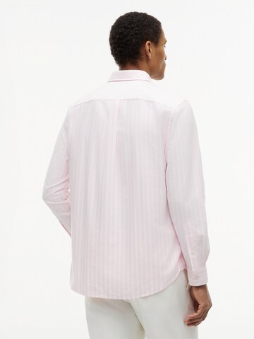 TOMMY HILFIGER Regular fit Button Up Shirt 'HERITAGE' in Pink