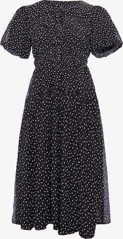 Usha - Vestido en negro: frente