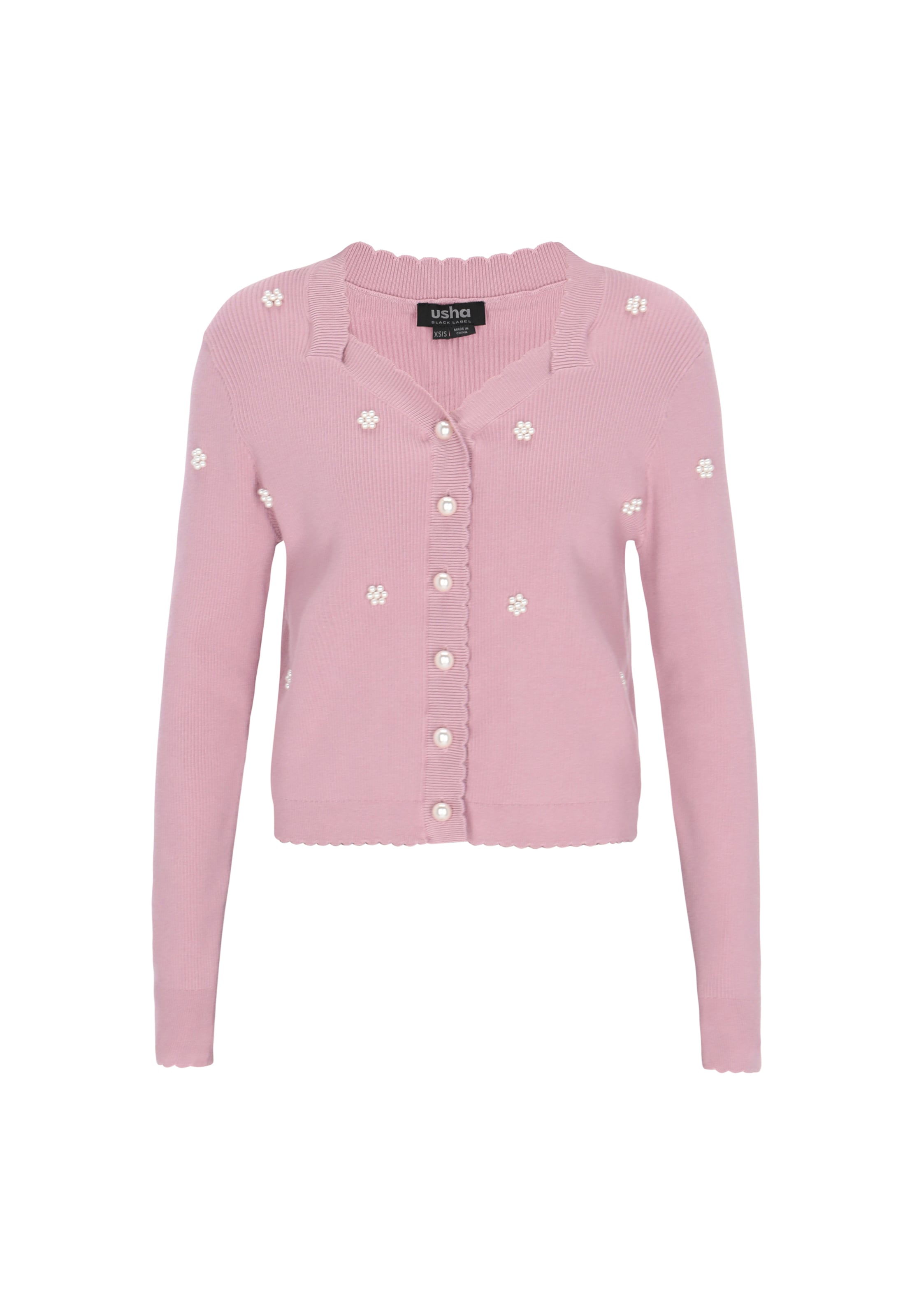 usha BLACK LABEL - Cárdigan en rosa: frente