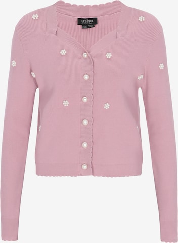 usha BLACK LABEL - Cárdigan en rosa: frente