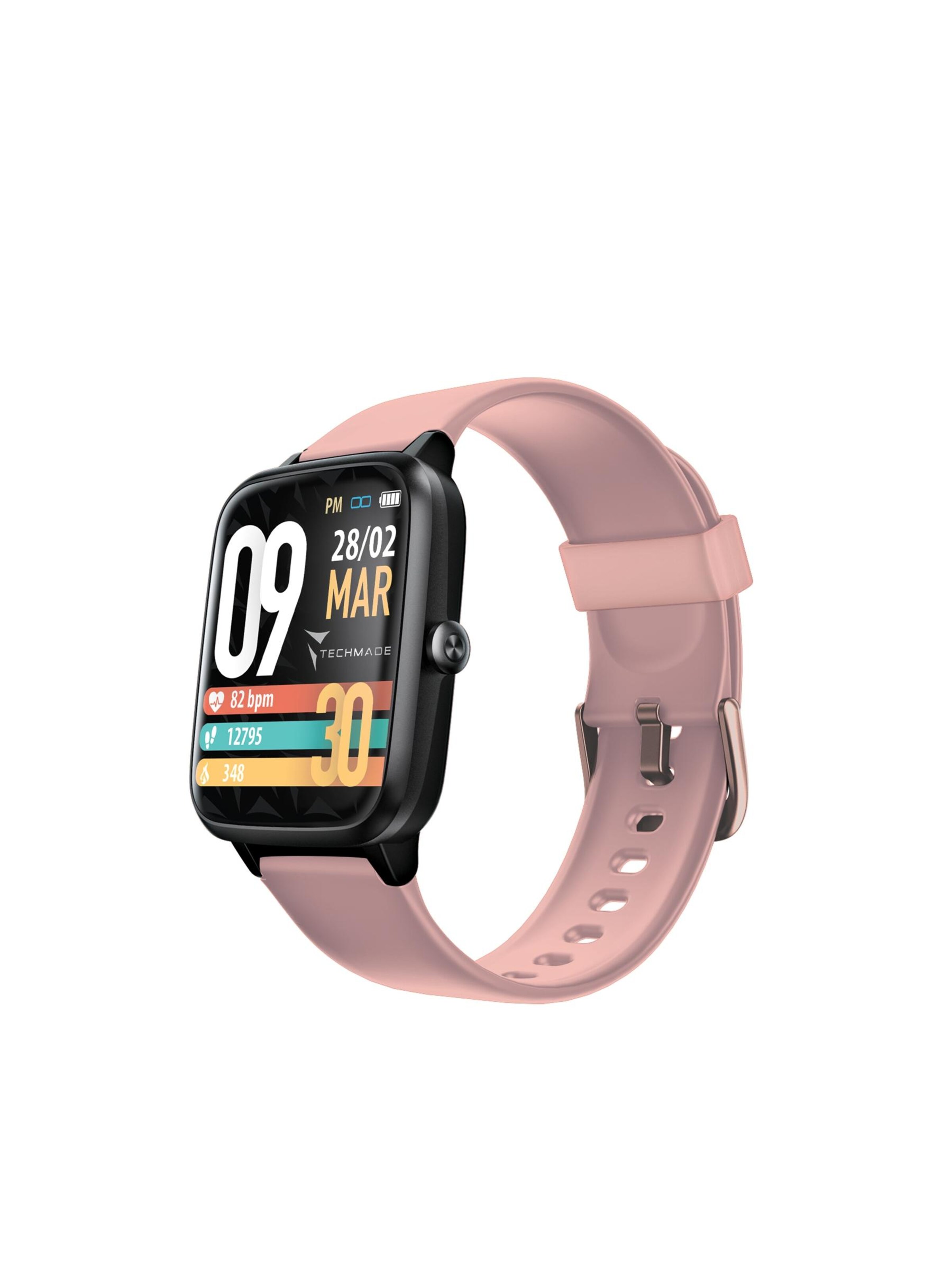 Techmade Digital Watch in Pink