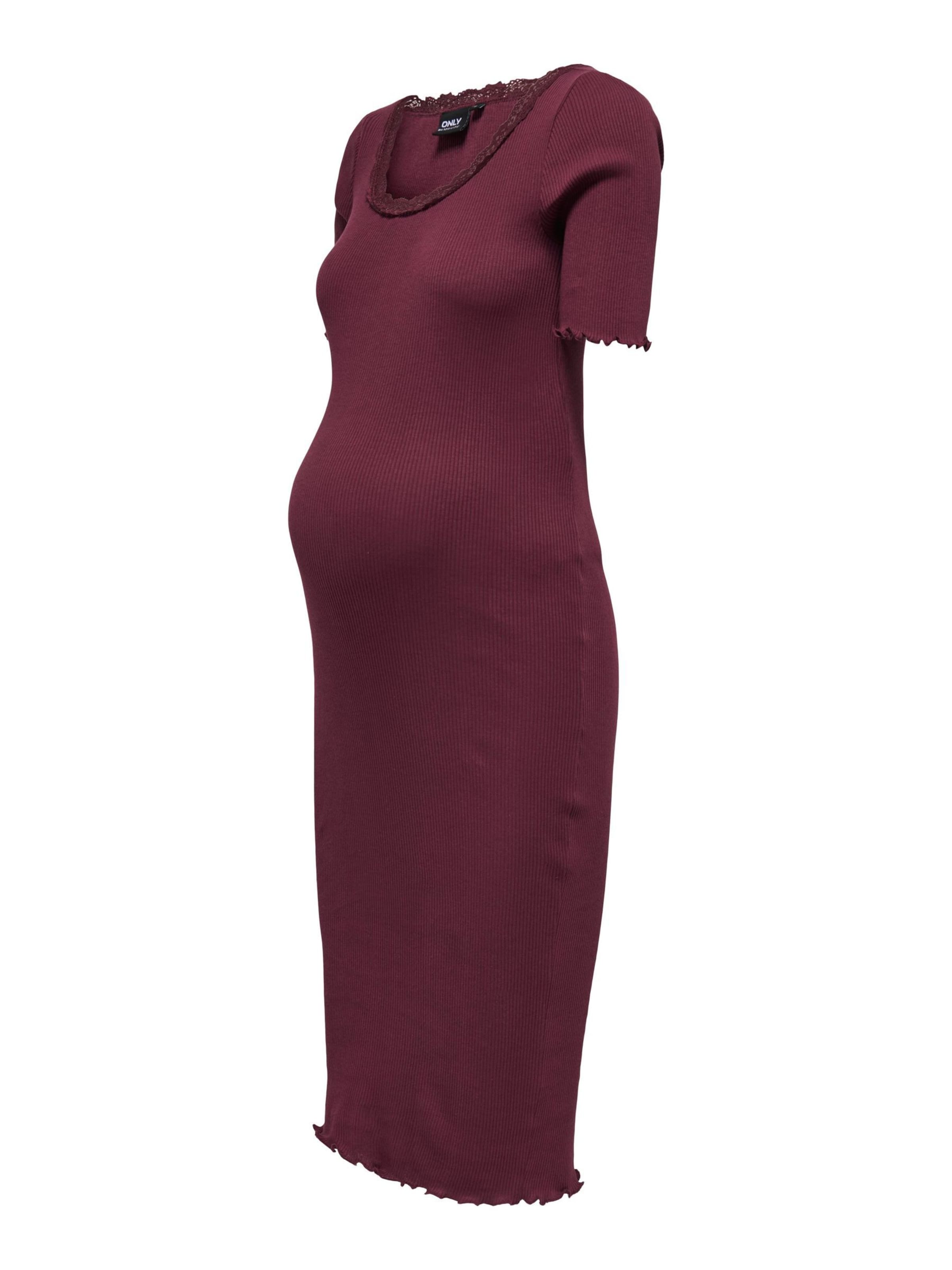 Only Maternity Kjole 'OLMXena' i rød: forside