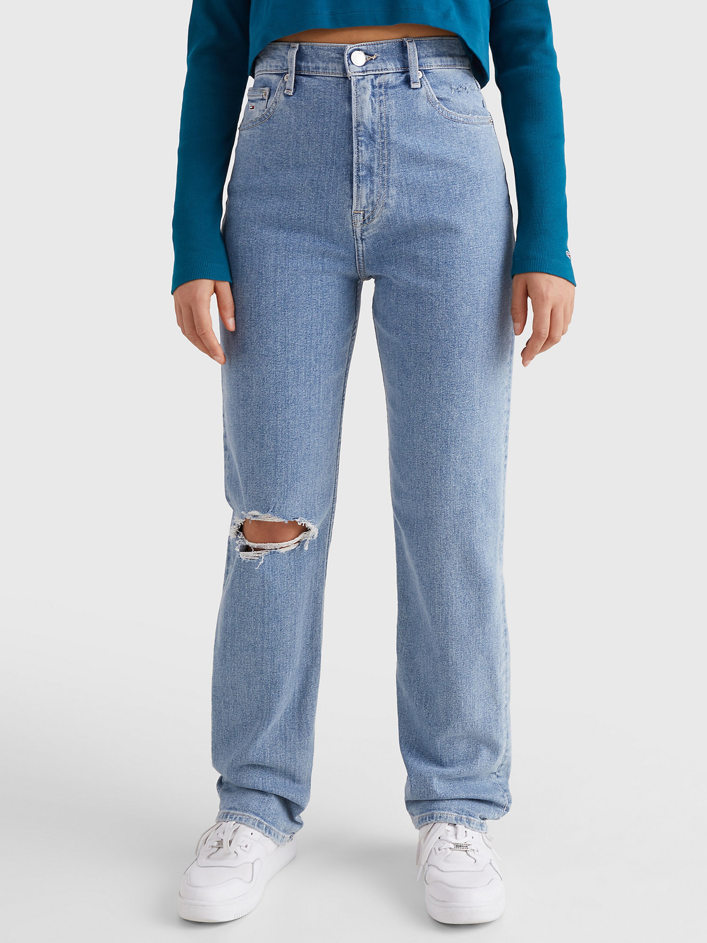 Straight leg jeans voor dames online 