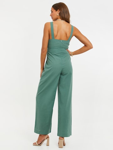 Threadbare Jumpsuit 'Lemony' in Green