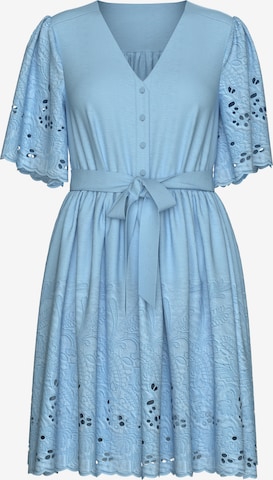 SELECTED Kjole 'SLFDAHLIA' i blå: forside
