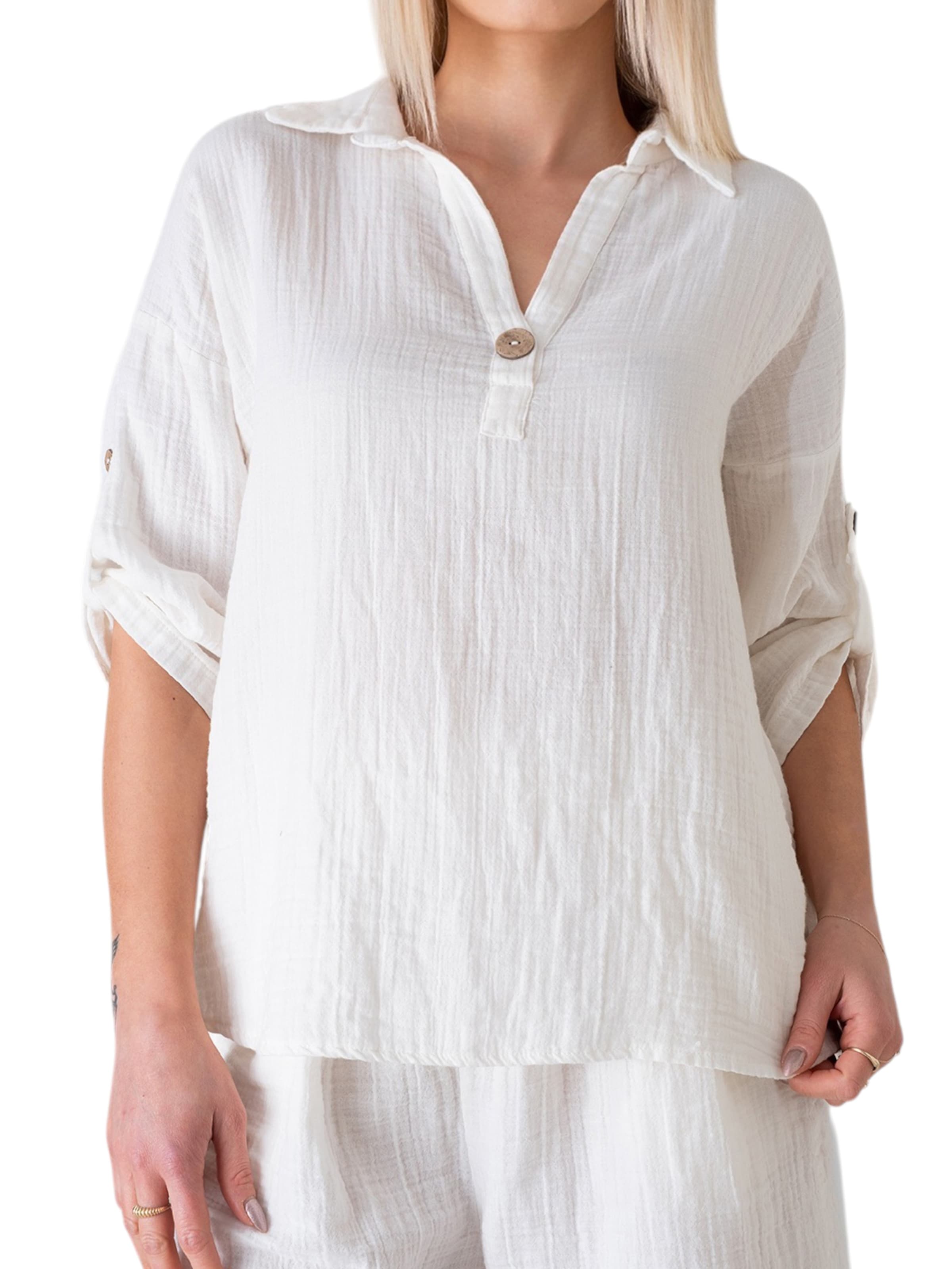 Chemisier 'LINARA' WENOR en blanc