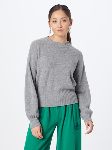 UNITED COLORS OF BENETTON Sweater in Grey: front