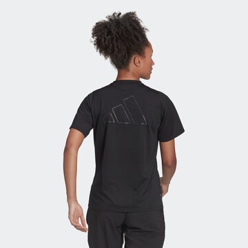 T-shirt fonctionnel 'Run Icons ' ADIDAS SPORTSWEAR en noir