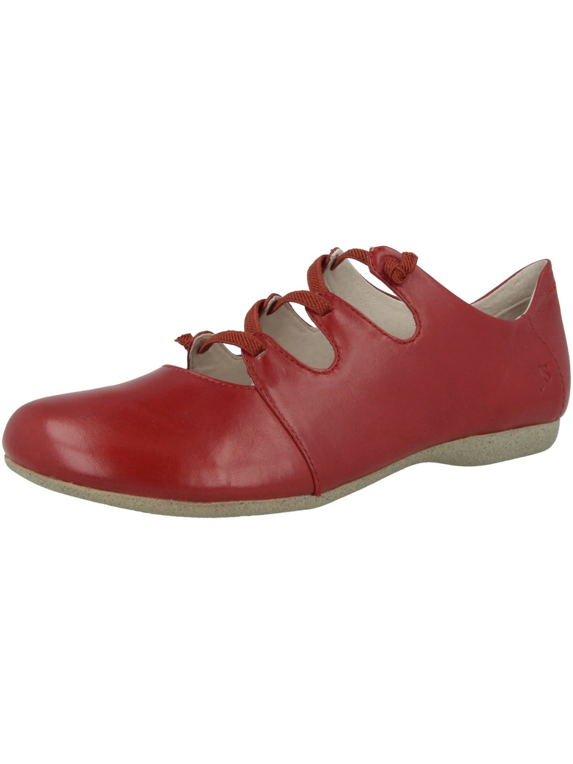JOSEF SEIBEL Strap ballerina 'Fiona' in Red: front