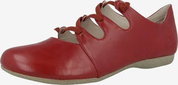 JOSEF SEIBEL Ballet Flats with Strap 'Fiona' in Red: front