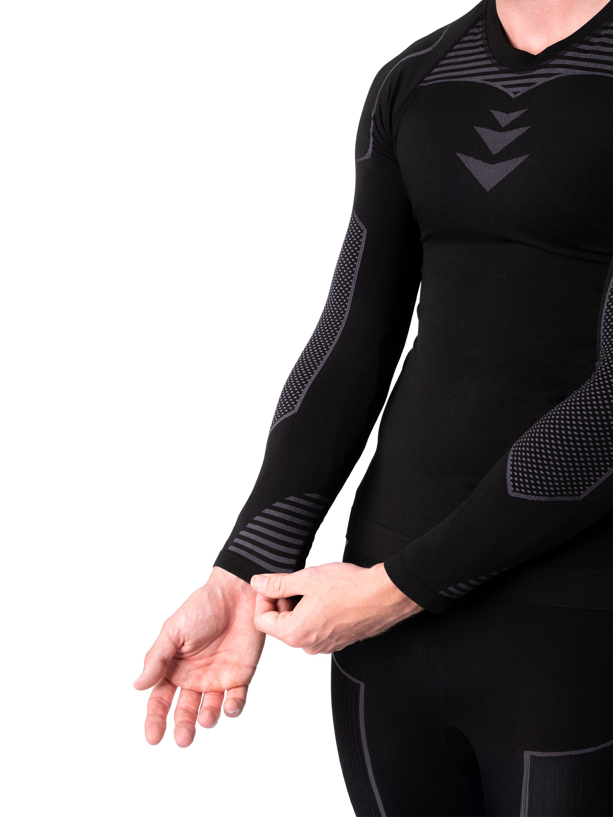 Occulto Slimfit Funktionswäsche 'James' in Schwarz