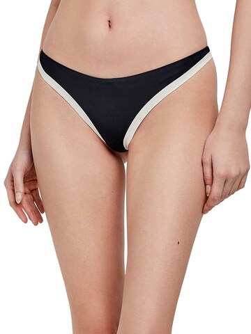 Pantaloncini per bikini di Gisela in nero: frontale