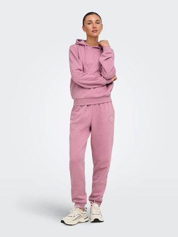 Tapered Pantaloni sportivi 'ONPCava' di ONLY PLAY in lilla