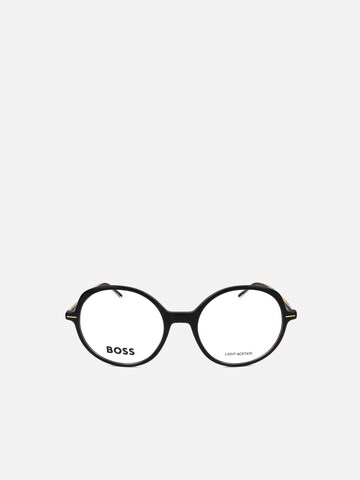 HUGO BOSS Zonnebril 'Hugo Boss BOSS 1588 Black crystal 51/18/140 WOMAN Eyewear Frame' in Zwart