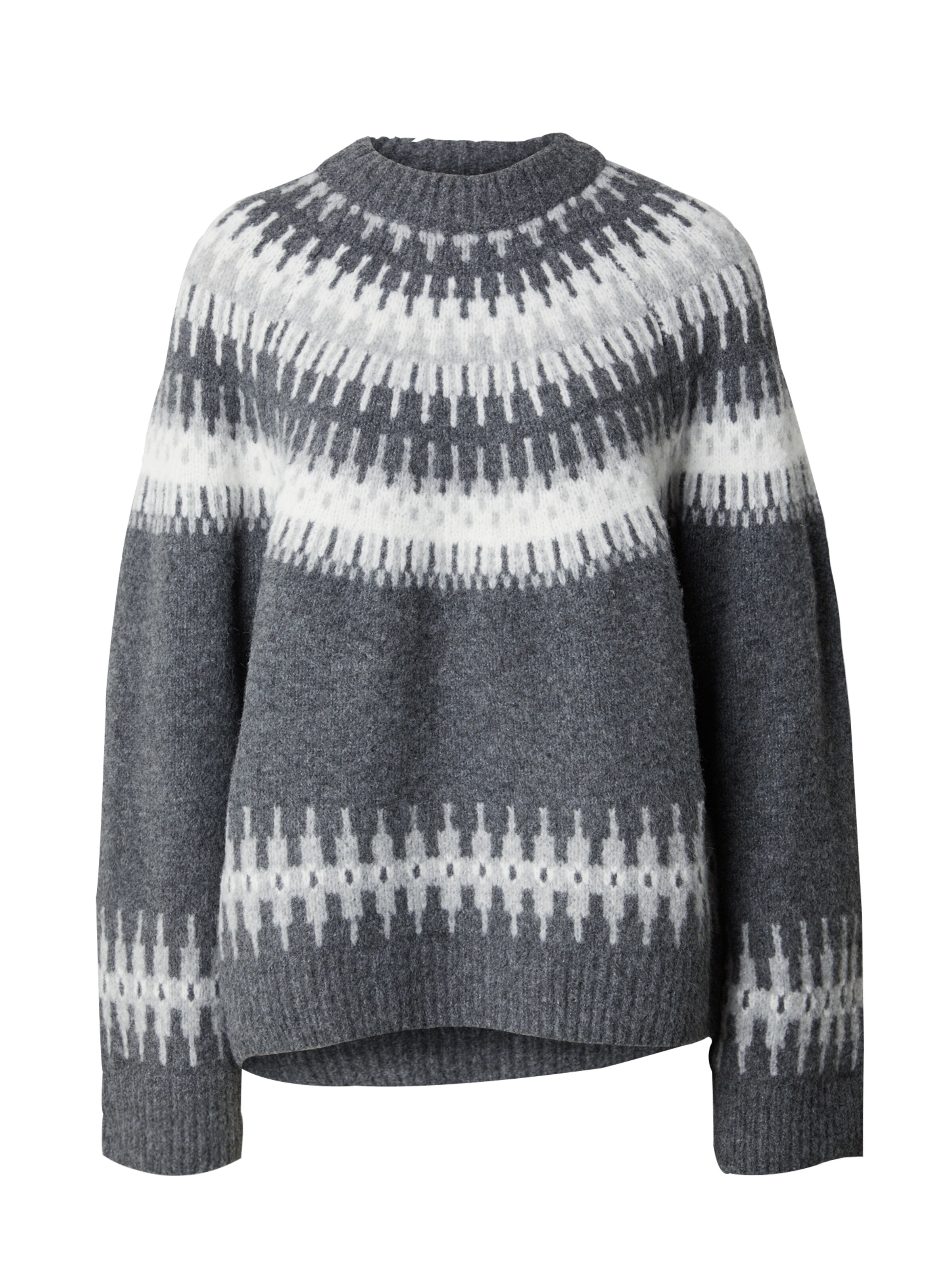 YAS Пуловер 'YASFAIRY' в сиво: отпред