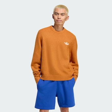 Pullover 'Trefoils Essentials' di ADIDAS ORIGINALS in marrone: frontale