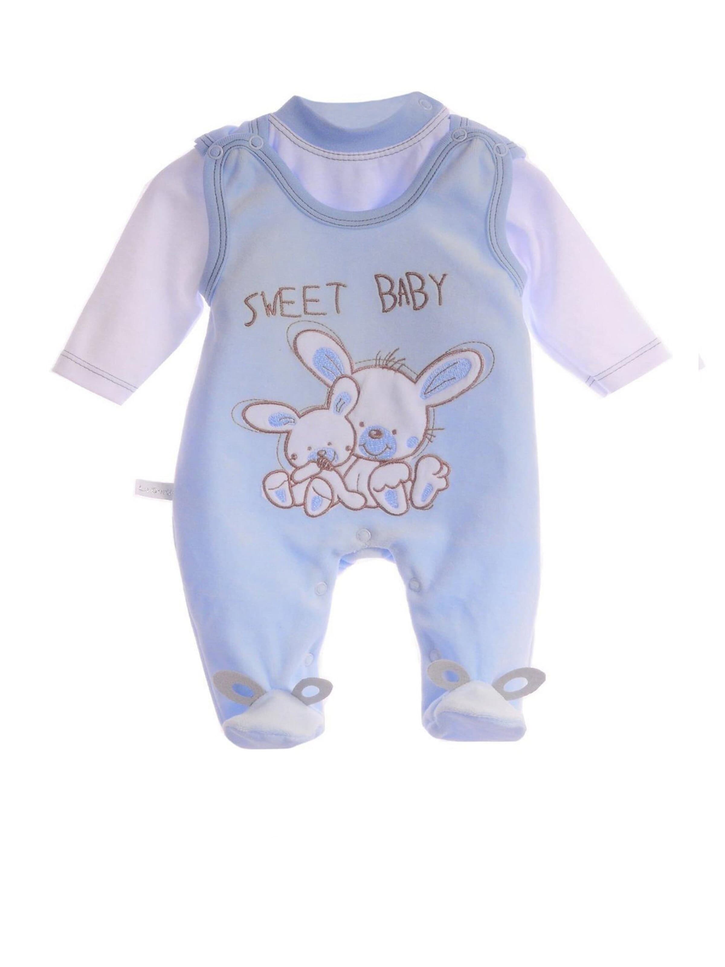 La Bortini Set in Blue: front