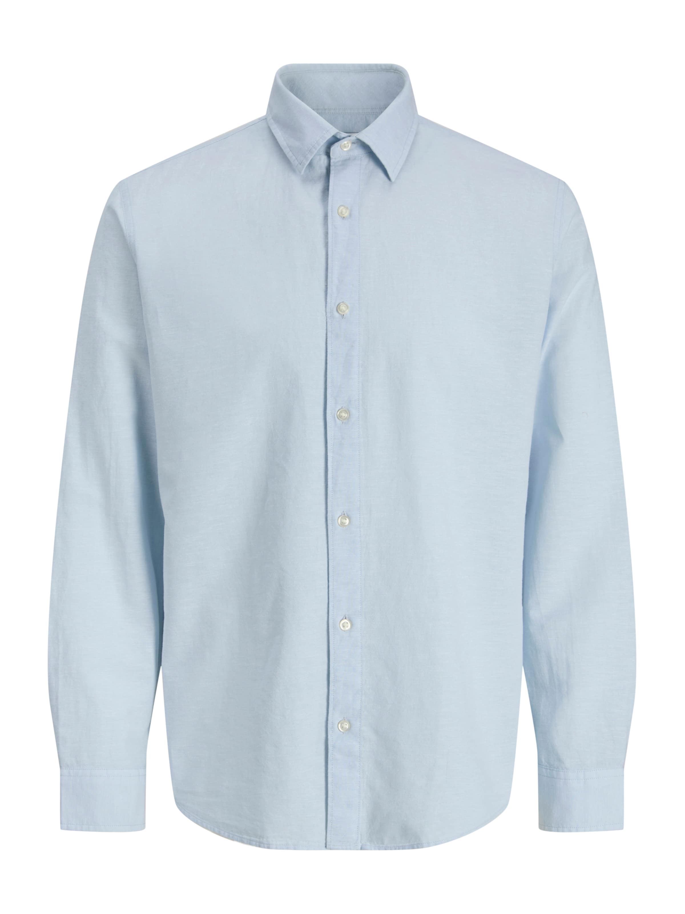 Jack & Jones Junior Regular fit Button up shirt 'JJEBREEZE' in Blue: front