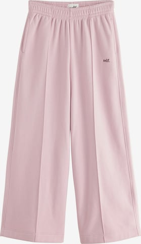 Pantalon self. en rose : devant