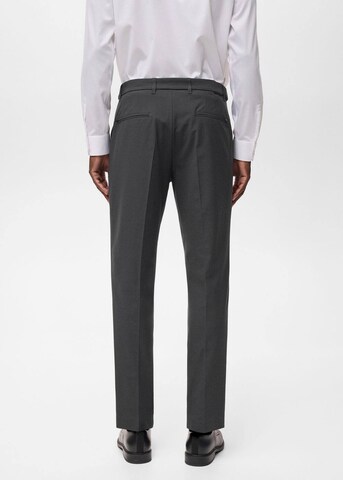 MANGO MAN Slim fit Pants 'Ravel' in Grey
