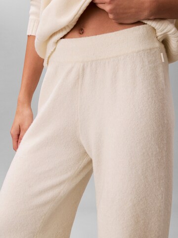 Calvin Klein Pyjamahose in Beige
