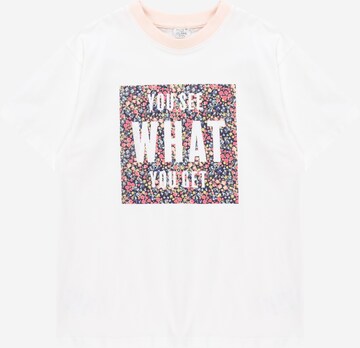 Hust & Claire T-shirt 'Amari' i vit: framsida