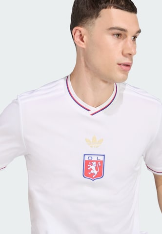 T-Shirt fonctionnel 'Olympique Lyonnais' ADIDAS PERFORMANCE en blanc