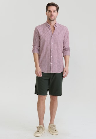 Felix Hardy Regular Fit Hemd in Rot