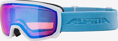 Alpina Skibrille 'Scarabeo' in hellblau / dunkellila / weiß, Produktansicht