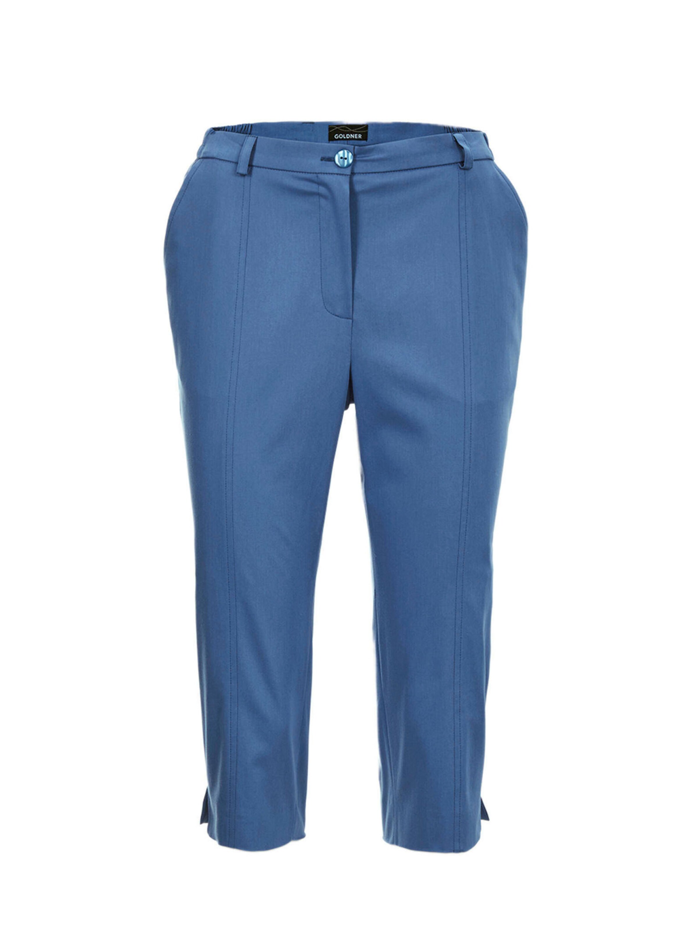 Goldner Slim fit Trousers in Blue: front