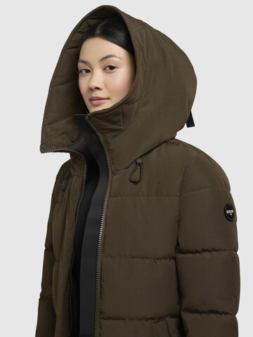 Manteau d’hiver ' CLARESSE ' khujo en vert