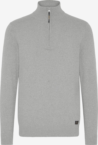 Pull-over ' SDAKANVIS ' !Solid en gris : devant