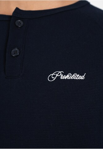 Prohibited Shirt 'Terrace' in Blauw