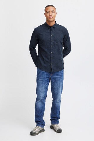 BLEND Regular fit Button Up Shirt 'Burley' in Blue