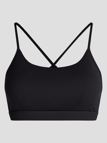 YO-GAYA Bustier Sport bh 'Ultra Bra' in Zwart: voorkant