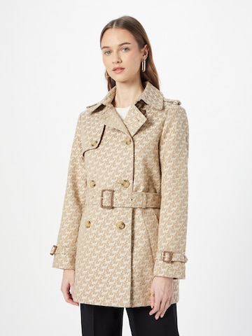 Lauren Ralph Lauren Ανοιξιάτικο και φθινοπωρινό παλτό σε μπεζ: μπροστά