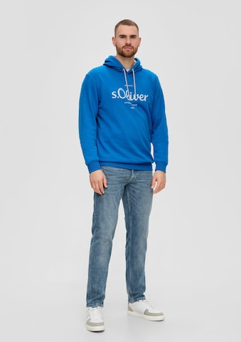 s.Oliver Men Tall Sizes Sweatshirt in Blau