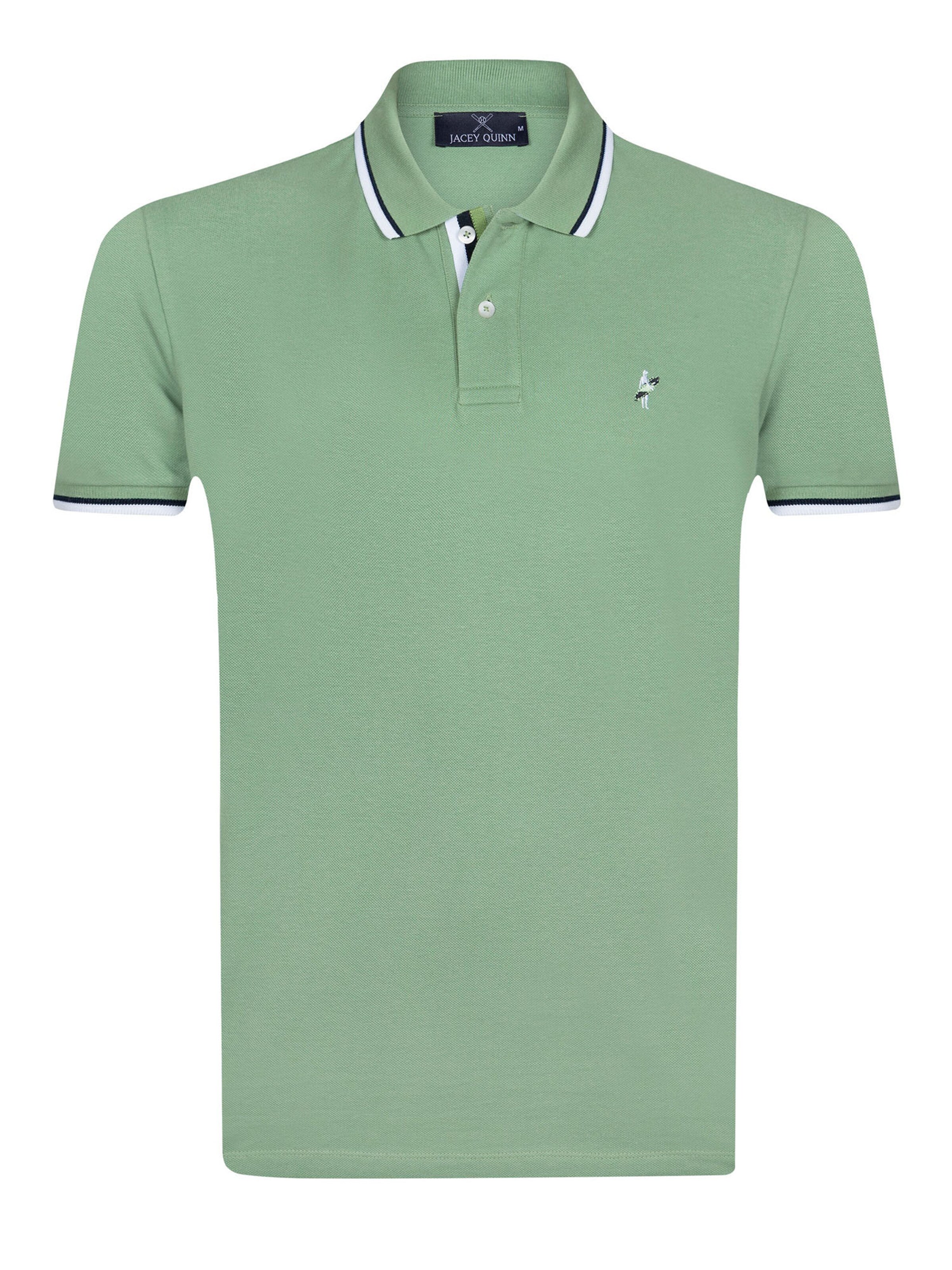 Tricou de la Jacey Quinn pe verde: față