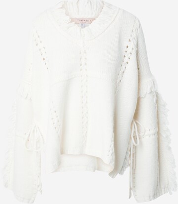 Twinset Sweater in White: front