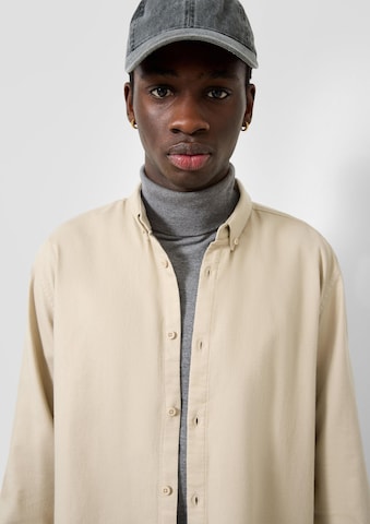 QS Regular Fit Skjorte i beige