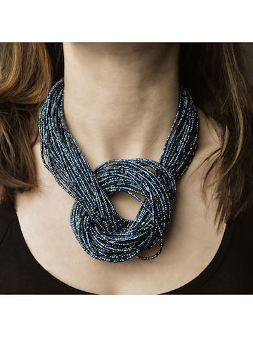 Steuer Necklace in Blue: front