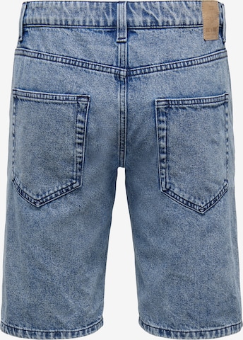 regular Jeans 'Avi' di Only & Sons in blu