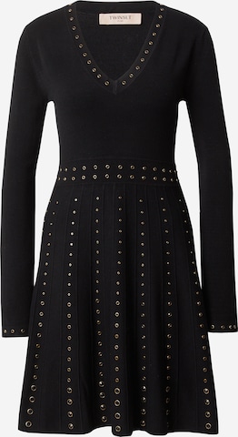 Robe Twinset en noir : devant