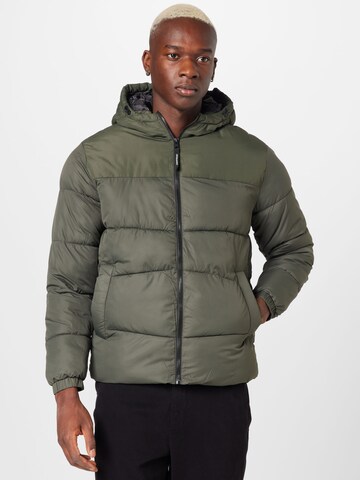 Giacca invernale 'Chili' di JACK & JONES in verde: frontale