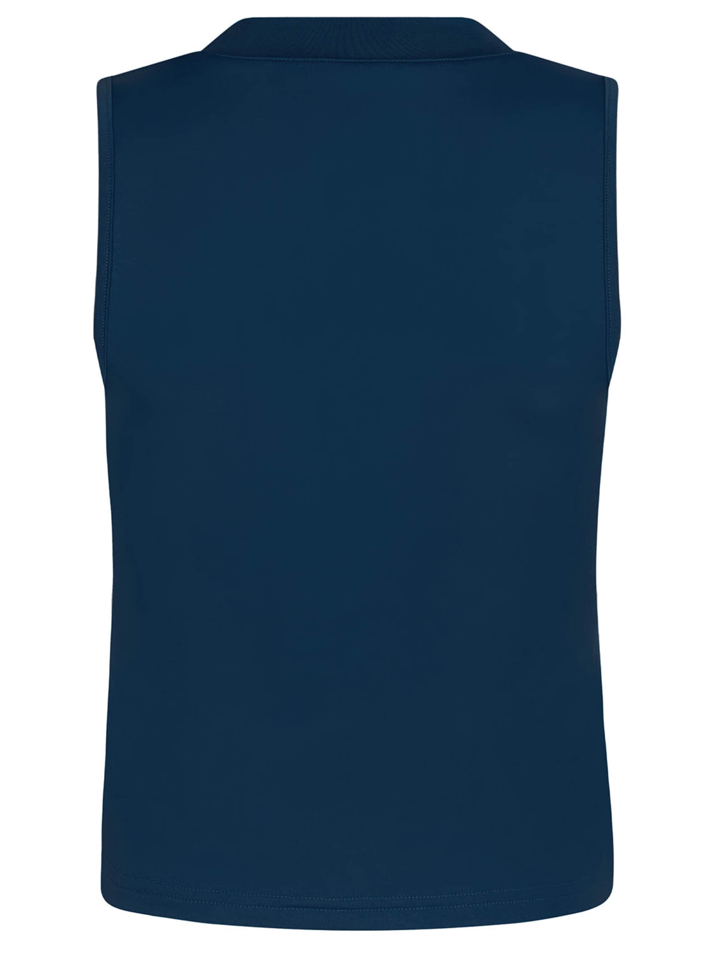 Haut 'Crop top halter Natural' Chic by Lirette en bleu