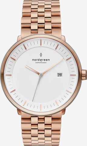 Nordgreen Analog Watch ' ' in Pink: front