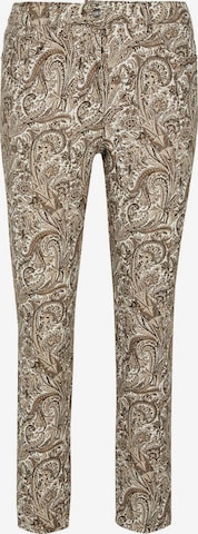 Pantalon MADELEINE en marron : devant