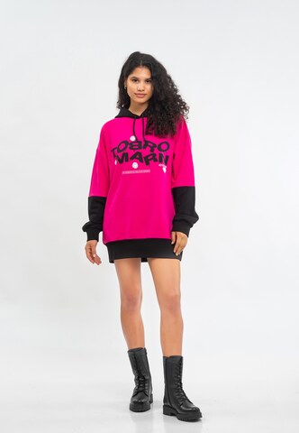 Sweat-shirt Tom Barron en rose