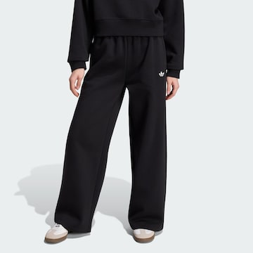 Wide Leg Pantalon ADIDAS ORIGINALS en noir : devant